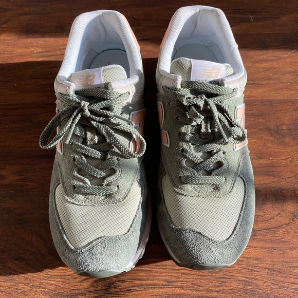 New Balance 574 - Green and Pink - Picture 6 of 6